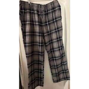 Croft and Barrow Blue Plaid Flannel pajama bottoms Men’s size XL